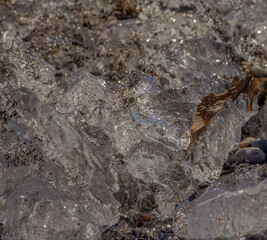 Ice On The Beach