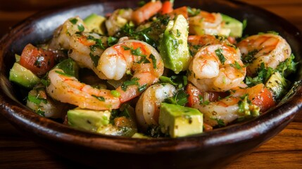 Fresh Avocado Salad with Lemon Vinaigrette