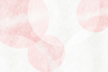 White Japanese paper and pink pattern background material with Japanese beauty.