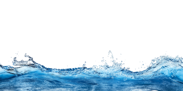 Sea water surface cut out