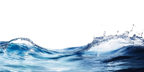 Sea water surface cut out