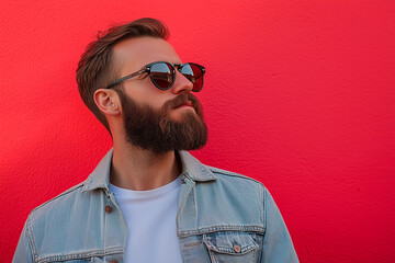 young man wearing sunglasses