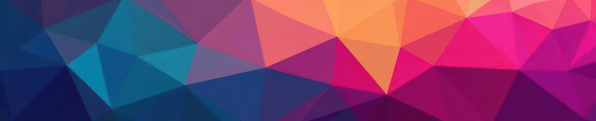 Complex interplay of multifaceted polygons, muted tones, triangle, vector, geometry