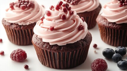cupcake isolated on transparent background