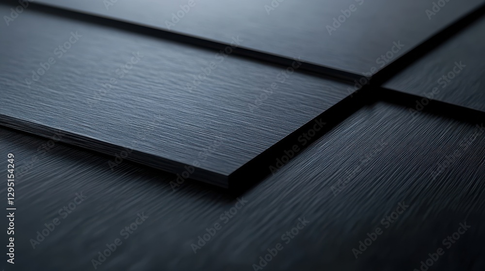 Poster textured black surface with subtle lines and patterns in close-up