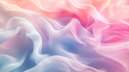 Obraz premium Pastel Shimmering Fabric Drape
