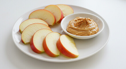 Apple Slices with Peanut Butter