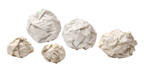 set of crumpled paper balls on a white background.png