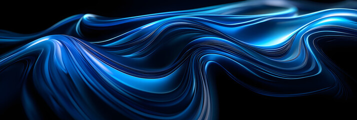 Obraz premium High definition patterns with colorful flowing creativity