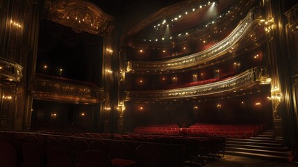 Majestic Theater Interior: A Golden Age of Performance