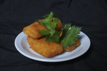 a plate of risol mayo