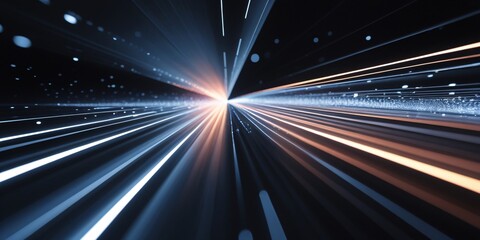 Fototapeta premium Digital art backgrounds are suitable for technology, science, and networking. and connecting devices for a complete future network Used for learning and furthering other work.