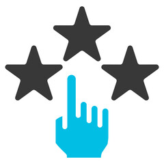 User Experience Glyph Blue Grey Icon