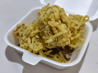 Udang rambutan is one of the menus at the Mie Gacoan restaurant, as a complement to Mie Gacoan.