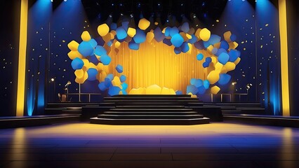 4. A View of the Illuminated Stage