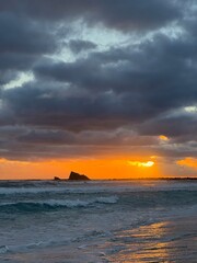 sunrise over the sea