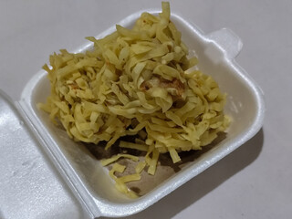 Udang rambutan is one of the menus at the Mie Gacoan restaurant, as a complement to Mie Gacoan.