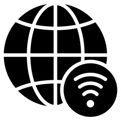Networking Glyph Icon