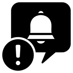 Push Notification Glyph Icon