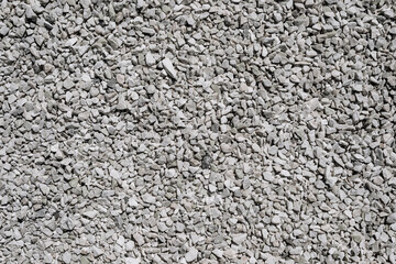 Natural Gray Gravel Rocks Texture for Construction and Landscaping Projects
