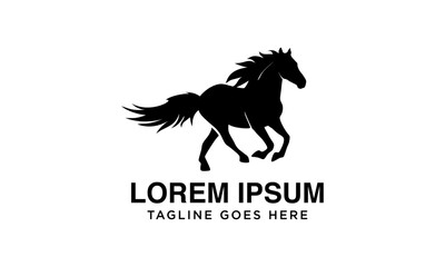 premium horse logo design