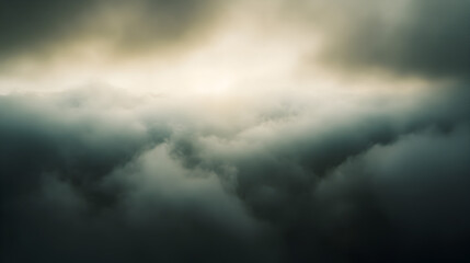 merging with low-hanging clouds for a mysterious and moody effect 