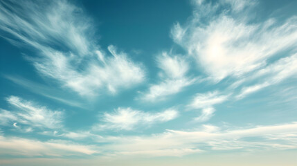 clouds creating a soft and diffused sky texture 