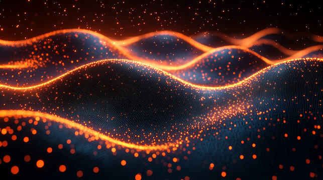 A conceptual digital representation of AI-driven quantum machine learning models analyzing climate data and optimizing energy efficiency, symbolizing innovation, sustainability, and advanced computing