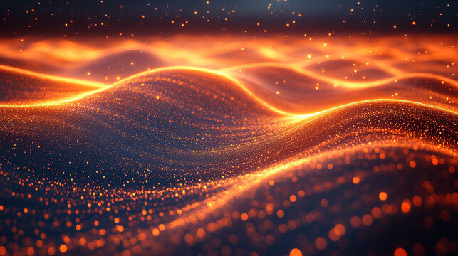 A conceptual digital representation of AI-driven quantum machine learning models analyzing climate data and optimizing energy efficiency, symbolizing innovation, sustainability, and advanced computing