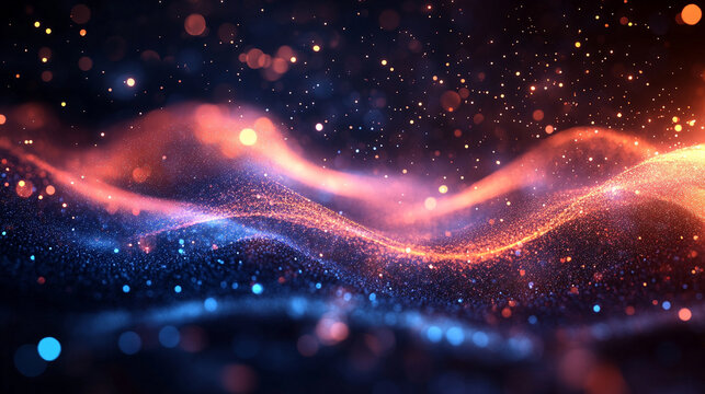 A conceptual digital representation of AI-driven quantum machine learning models analyzing climate data and optimizing energy efficiency, symbolizing innovation, sustainability, and advanced computing