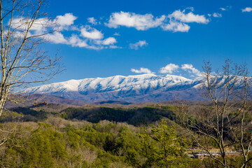 Frost on Mountains in East Tennessee