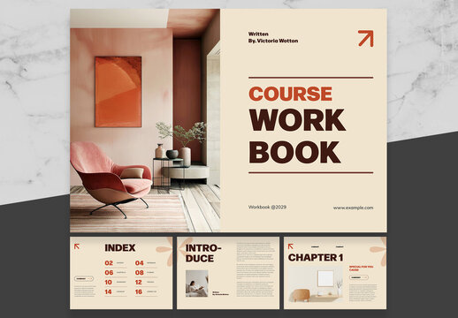 Brown And Beige Course Workbook