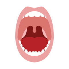 Naklejka premium oral illustration
