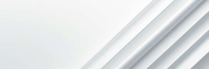 Obraz premium Abstract background of subtle white and grey stripes, linear, minimalism, contemporary