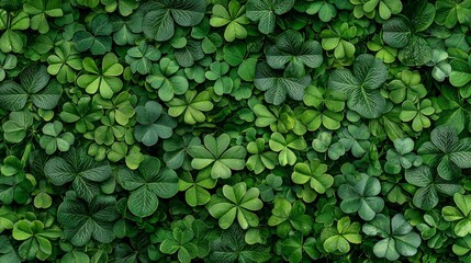Seamless saint patrick's festival in ireland celebrating green culture march atmosphere lush environment