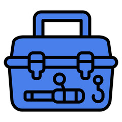 Tackle Box Icon Element For Design