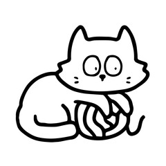 Cats play