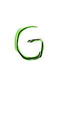 Green sketch Aphabet