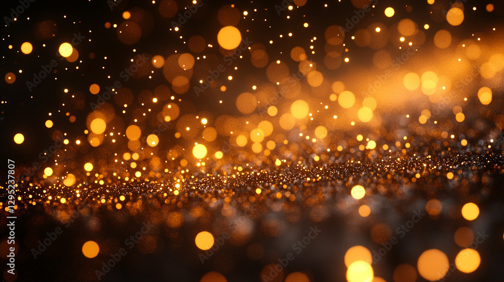 Poster warm rich abstract background in deep brown and gold gradients with grainy texture luxurious sophist