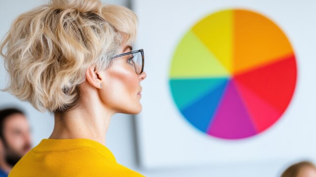 Inclusive Design Revolution Vibrant Color Wheel Leadership - Empowering Neurodiversity, Creative Strategy, and Next-Gen Professional Development