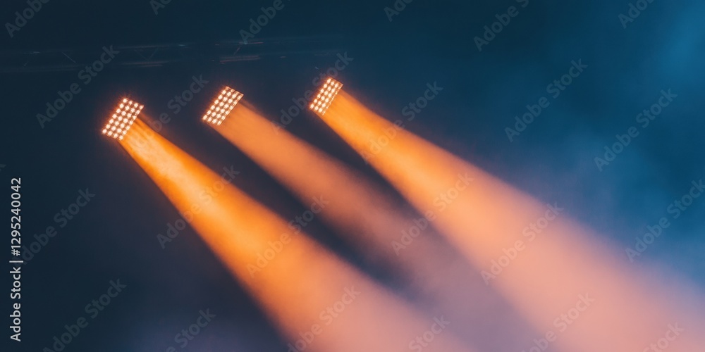 Fototapete immersive visual dynamics pro stage lighting design showcasing cutting-edge event technology, atmosp