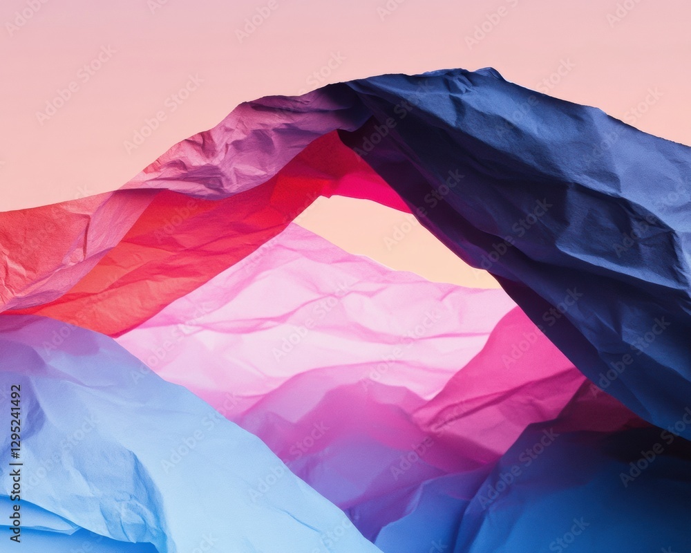 Poster fluid gradient landscapes innovative abstract texture design showcasing soft topology, color transit