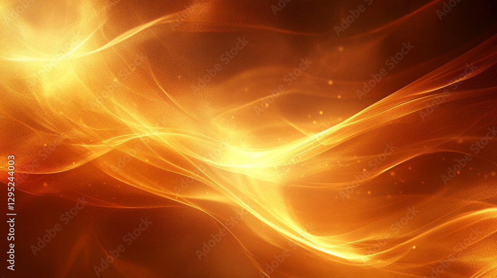 Poster warm rich abstract background in deep brown and gold gradients with grainy texture luxurious sophist