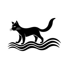 vector image of a cat