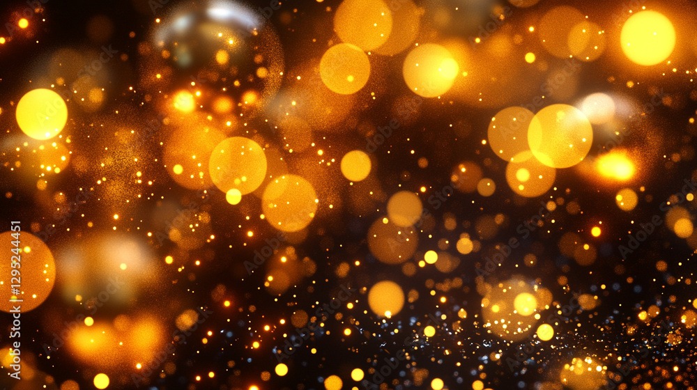 Poster warm rich abstract background in deep brown and gold gradients with grainy texture luxurious sophist