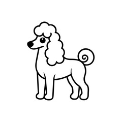 vector illustration of a dog