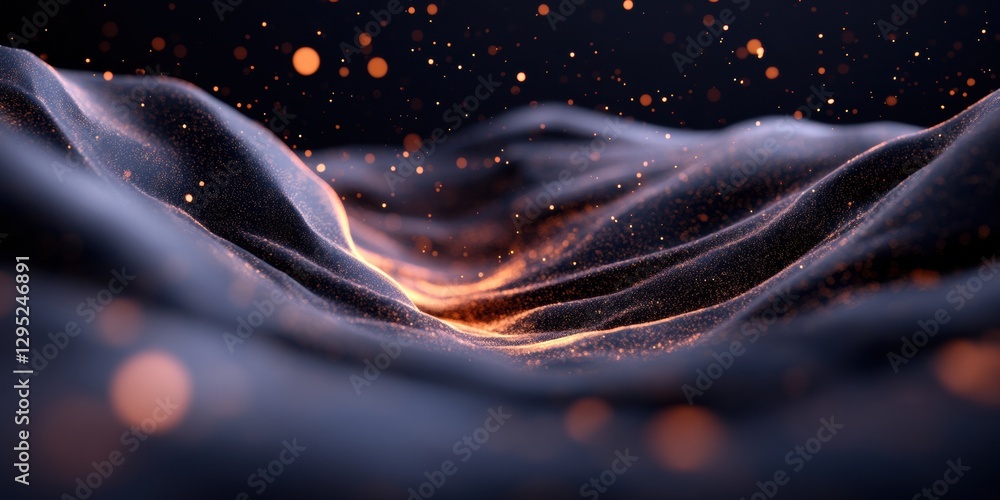Poster Quantum Flow Visualization Immersive AI-Driven Data Landscape Revealing Innovative Financial Analytics and Cutting-Edge Digital Transformation Insights