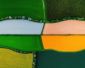 Precision Agriculture Revolution Dynamic Drone-Mapped Farmland Mosaic Revealing Sustainable Land Management and Cutting-Edge Geospatial Technology Innovations