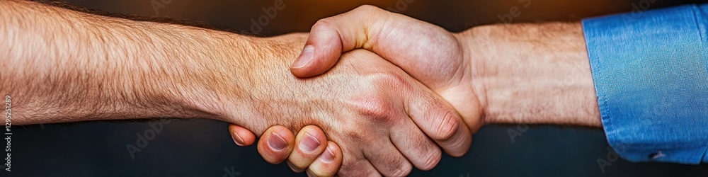 Aufkleber Collaborative Momentum Dynamic Business Partnership Visualization with Authentic Networking Gesture in Modern Professional Ecosystem