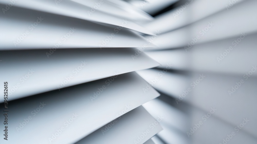 Poster Minimalist Corporate Dynamics Abstract White Paper Flow Visualizing Business Innovation, Digital Transformation, and Strategic Communication Potential